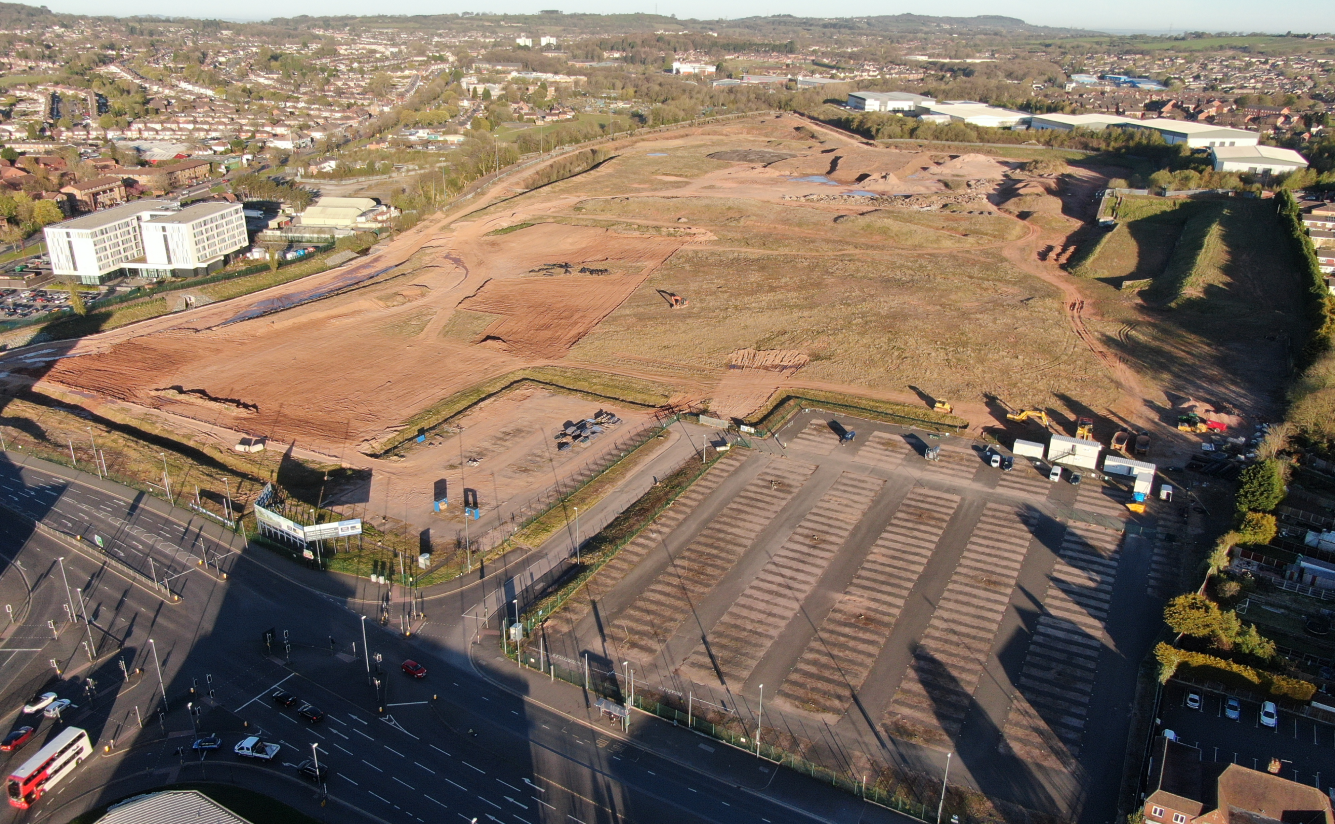 ACS Mids Secure Bulk Earthworks Project in Longbridge for Repeat Client!